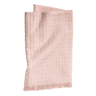 Wellbeing Waffle Bath Towel - BLUSH - Bed Bath & Beyond - 38215778